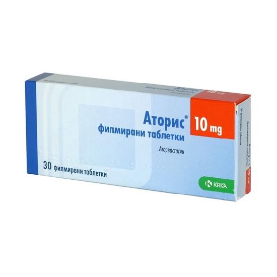 АТОРИС ТАБЛЕТКИ 10 МГ Х 30 - Аптека Оптима