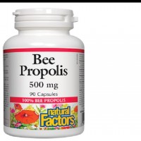 NATURAL FACTORS-ПРОПОЛИС 500 mg X 90 капсули