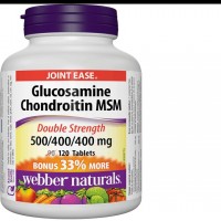 WEBBER NATURALS-ГЛЮКОЗАМИН, ХОНДРОИТИН И МСМ X 120
