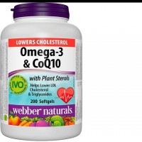 WEBBER NATURALS-ОМЕГА-3 + КОЕНЗИМ Q10 X 200