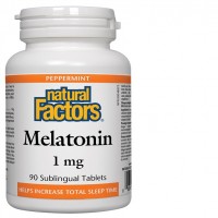 NATURAL FACTORS-МЕЛАТОНИН 1 mg X 90 сублинг. таб.