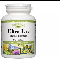 Natural Factors-УЛТРА-ЛАКС 336 mg X 90таб.