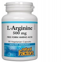 NATURAL FACTORS - Л-АРГИНИН 500 мг Х 90