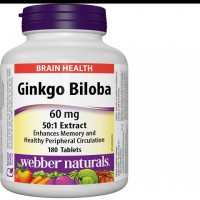 WEBBER NATURALS-ГИНКО БИЛОБА 60 mg X 180