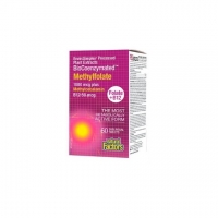 NATURAL FACTORS ФОЛИЕВА К-НА + В12 Х 60