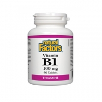 NATURAL FACTORS ВИТАМИН B1 ТАБЛ.100 Х 90