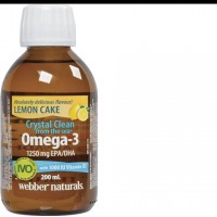 WEBBER NATURALS-Omega-3 1250 mg+витамин 1000 IU